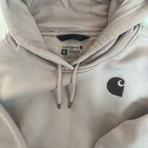 Carhartt Light Gray Pullover Hoodie